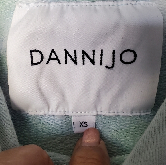 Revolve Dannijo Tie Dye Hoodie in Jade - Picture 10 of 14